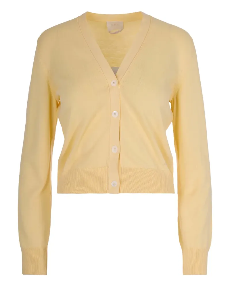 A.P.C. V-neck sweater - Gelb Gelb