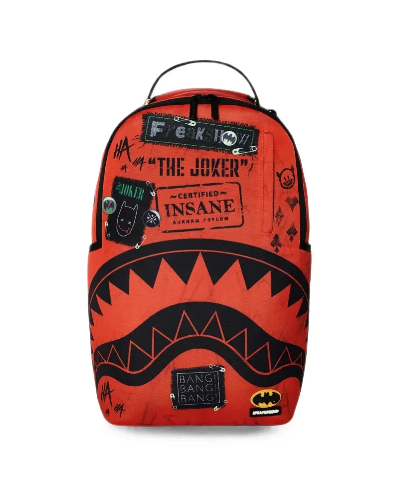 Sprayground x DC Comics The Joker Rucksack - Orange Orange