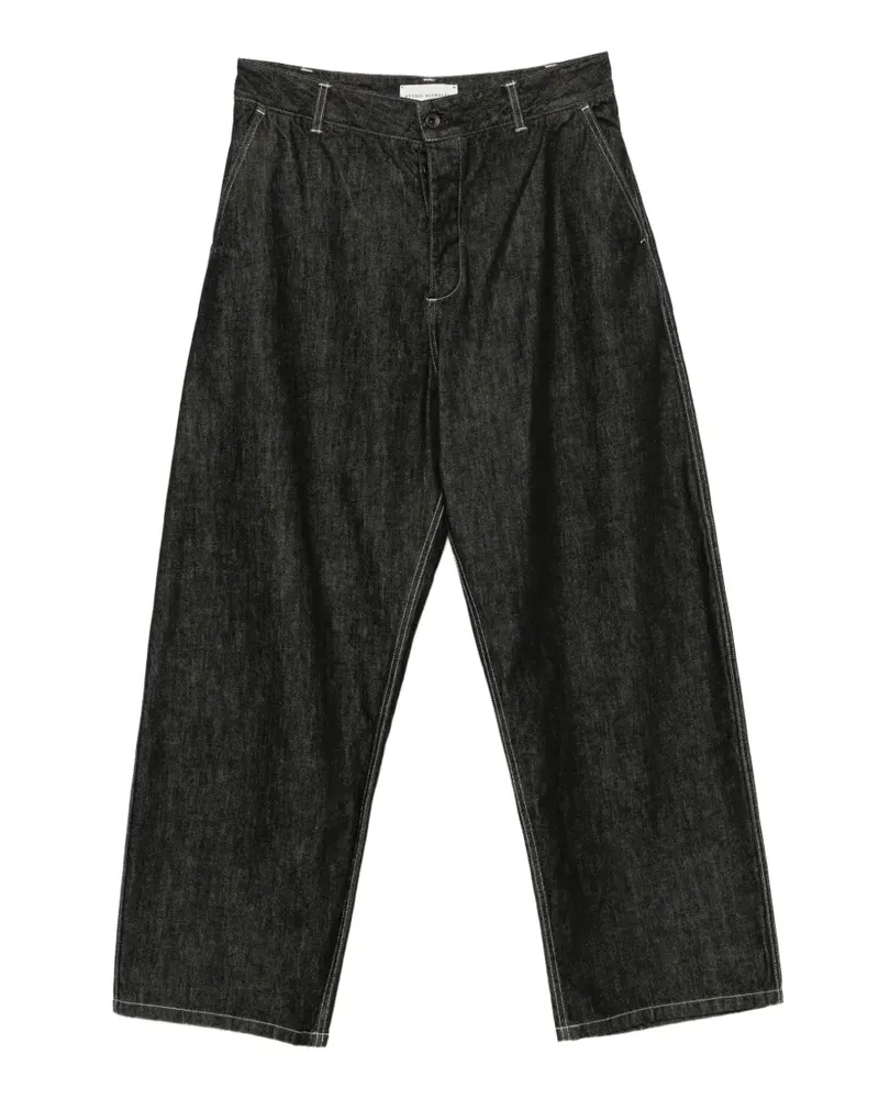 Studio Nicholson Jeans mit abgerundetem Bein - Schwarz Schwarz