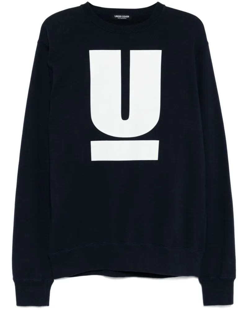 Undercover Sweatshirt mit Logo-Print - Blau Blau