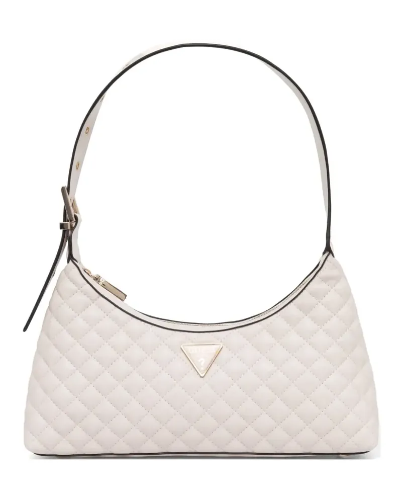 Guess Gesteppte Riane Eco Schultertasche - Nude Nude