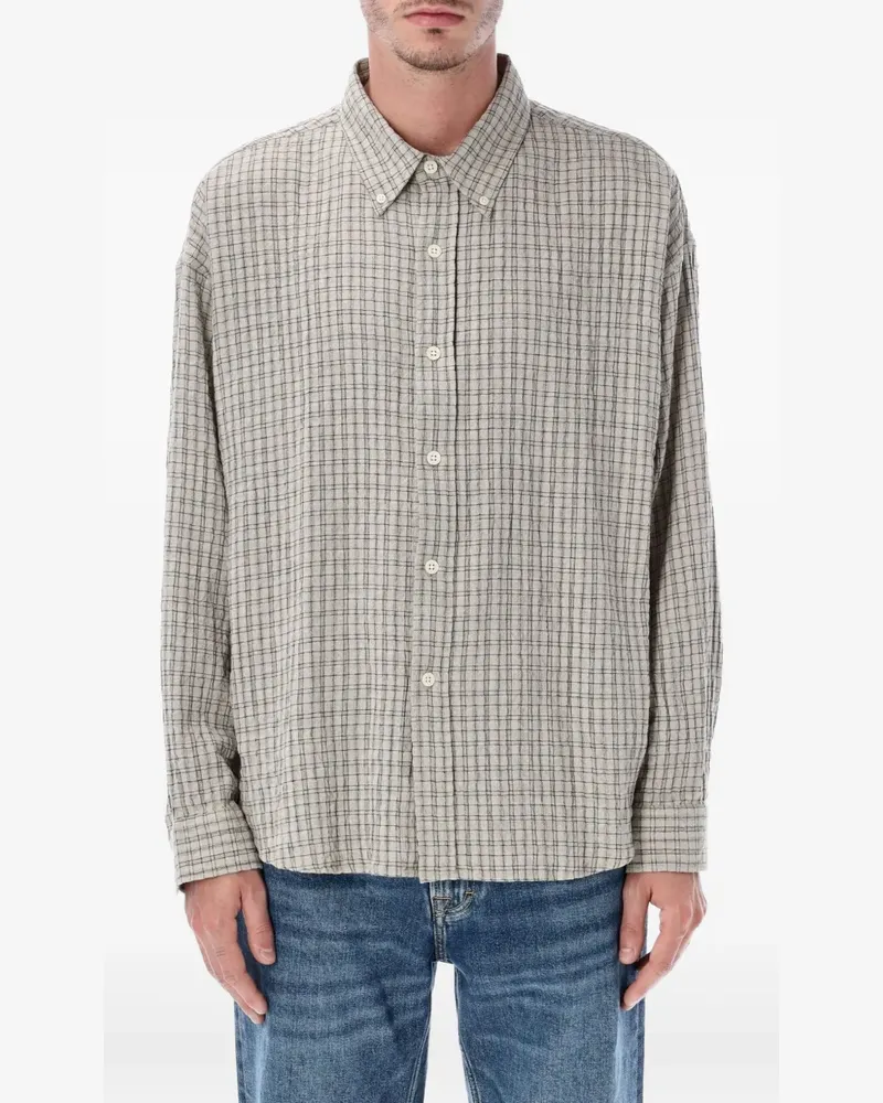 Mfpen Kariertes Hemd - Nude Nude