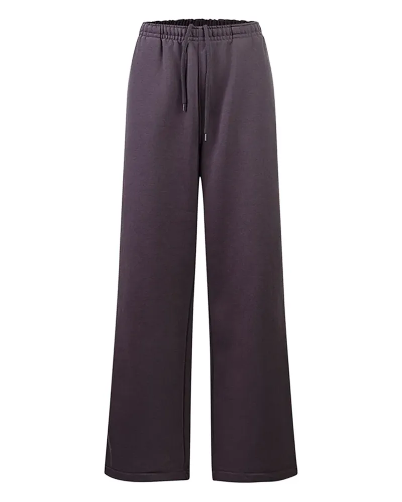 The North Face logo-patch elasticated-waistband track pants - Grau Grau