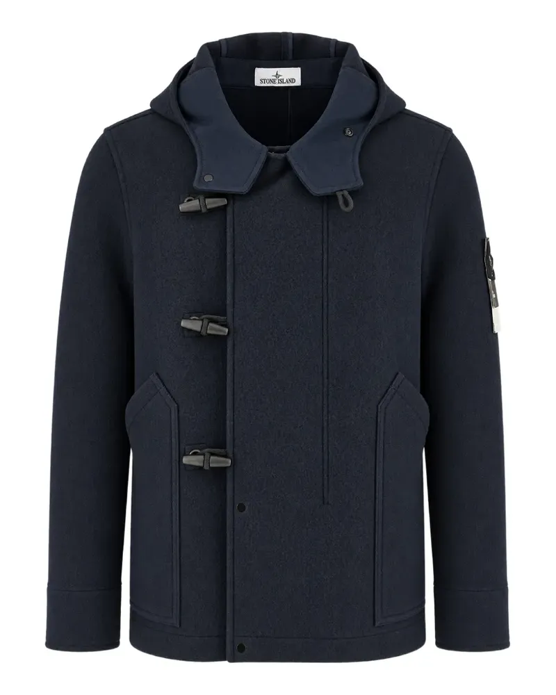 Stone Island Steppjacke mit Kapuze - Blau Blau
