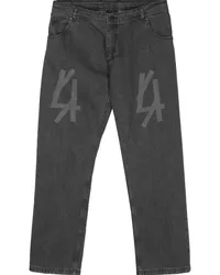 44 LABEL GROUP Skyscraper Straight-Leg-Jeans Grau