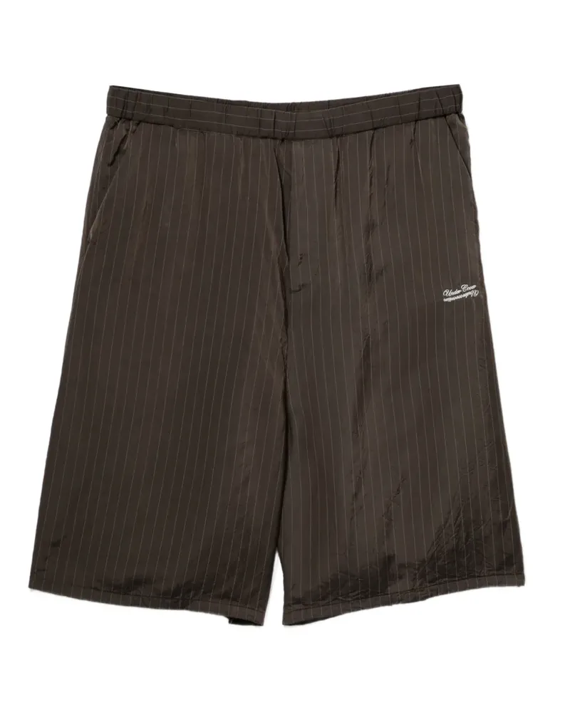 Undercover Shorts mit Nadelstreifen - Braun Braun