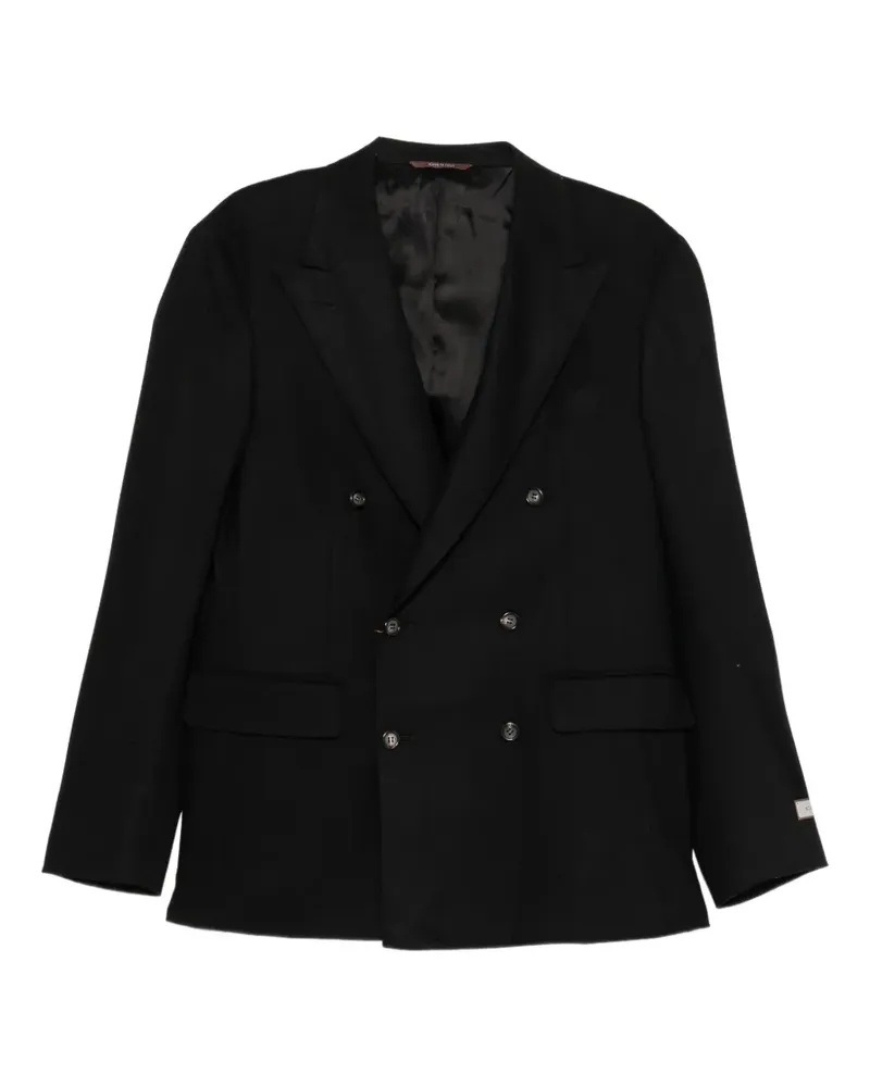 Canali double-breasted blazer - Schwarz Schwarz