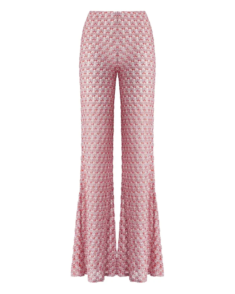 Missoni Tief sitzende Hose aus Spitze - Rot Rot