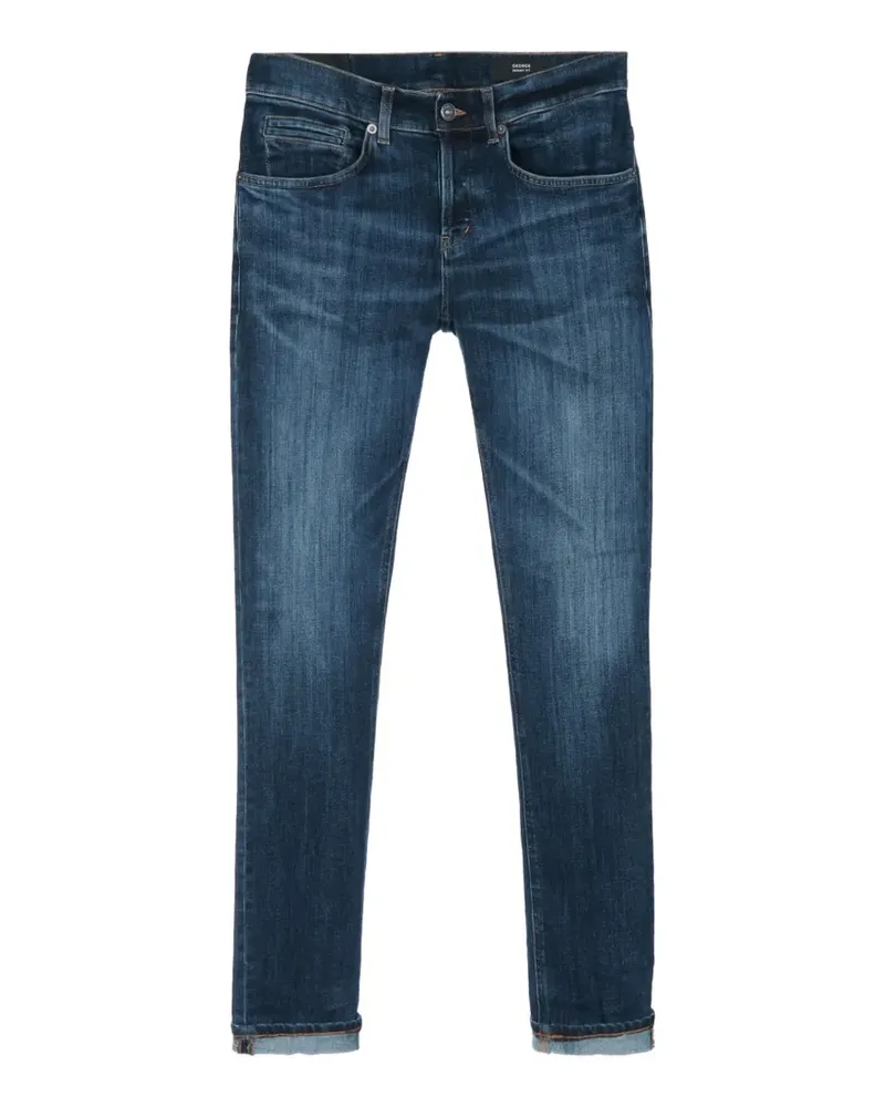 Dondup Ausgeblichene Slim-Fit-Jeans - Blau Blau
