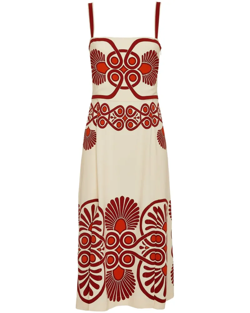 La DoubleJ Buy Me a Martini Kleid mit geometrischem Print - Nude Nude