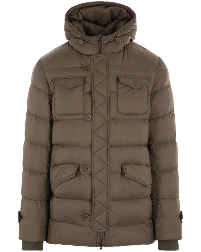 Herno Gefütterte Jacke - Braun Braun