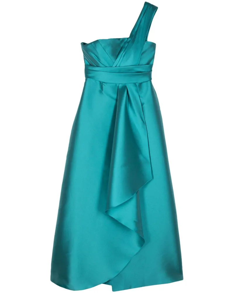 Alberta Ferretti Mikado Maxikleid - Blau Blau