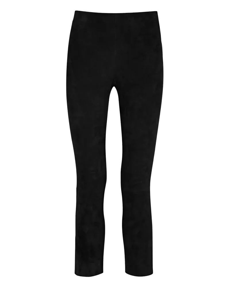 Vince Cropped-Hose mit schmalem Bein - Schwarz Schwarz