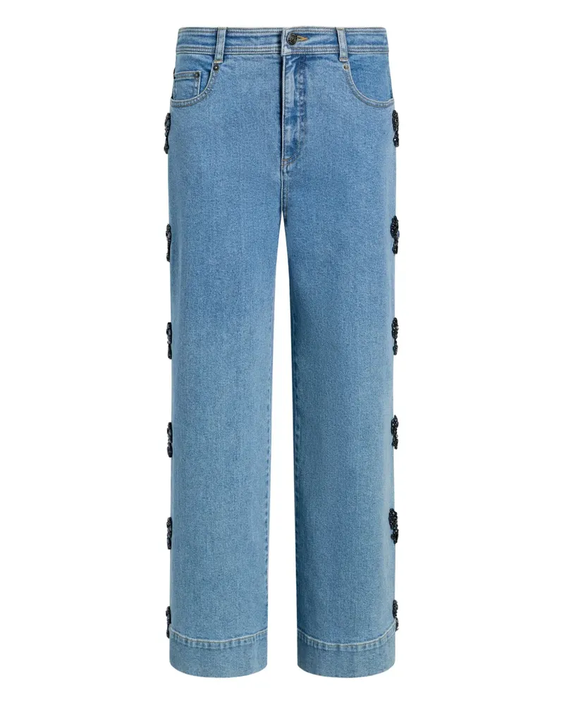 Cinq à Sept Betsy Jeans mit Schleifendetail - Blau Blau
