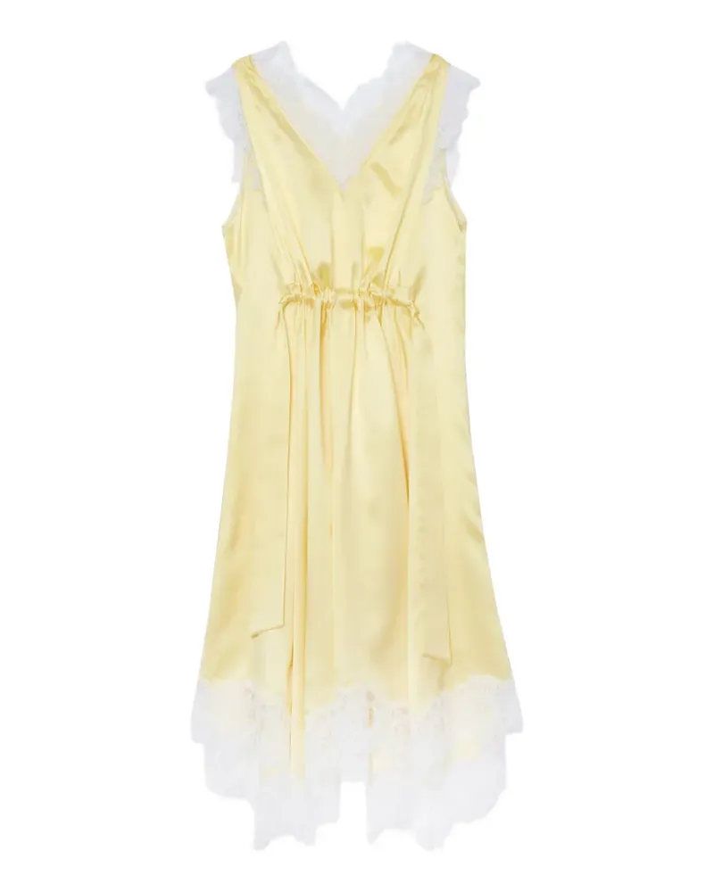 3.1 phillip lim Midikleid mit V-Ausschnitt - Gelb Gelb