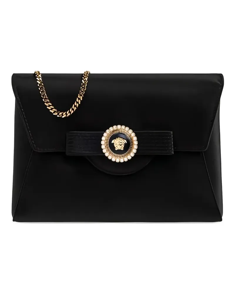 Versace La Medusa Clutch - Schwarz Schwarz