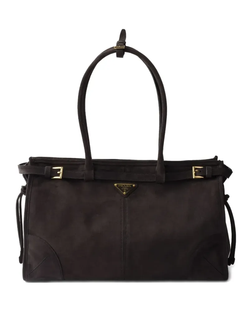 Prada Große Bonnie Tote Bag - Braun Braun