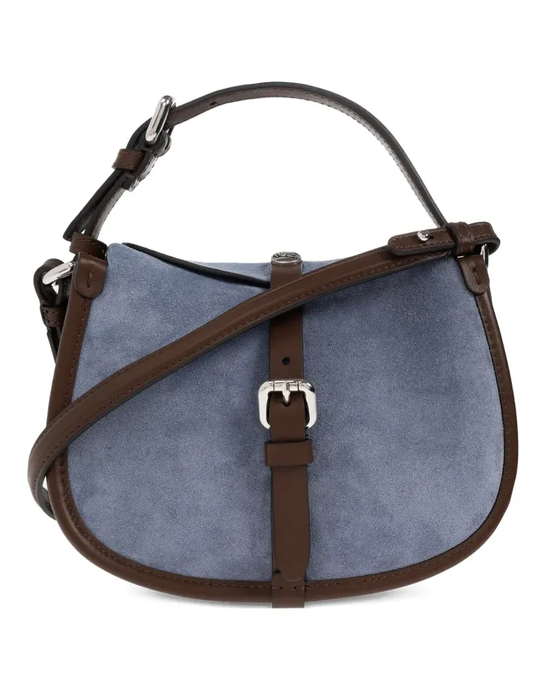 Etro Kleine Pony Tote Bag mit Schnallendetail - Blau Blau