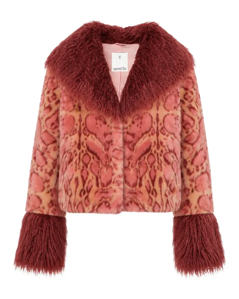 UNREAL FUR Shani Jacke - Rot Rot