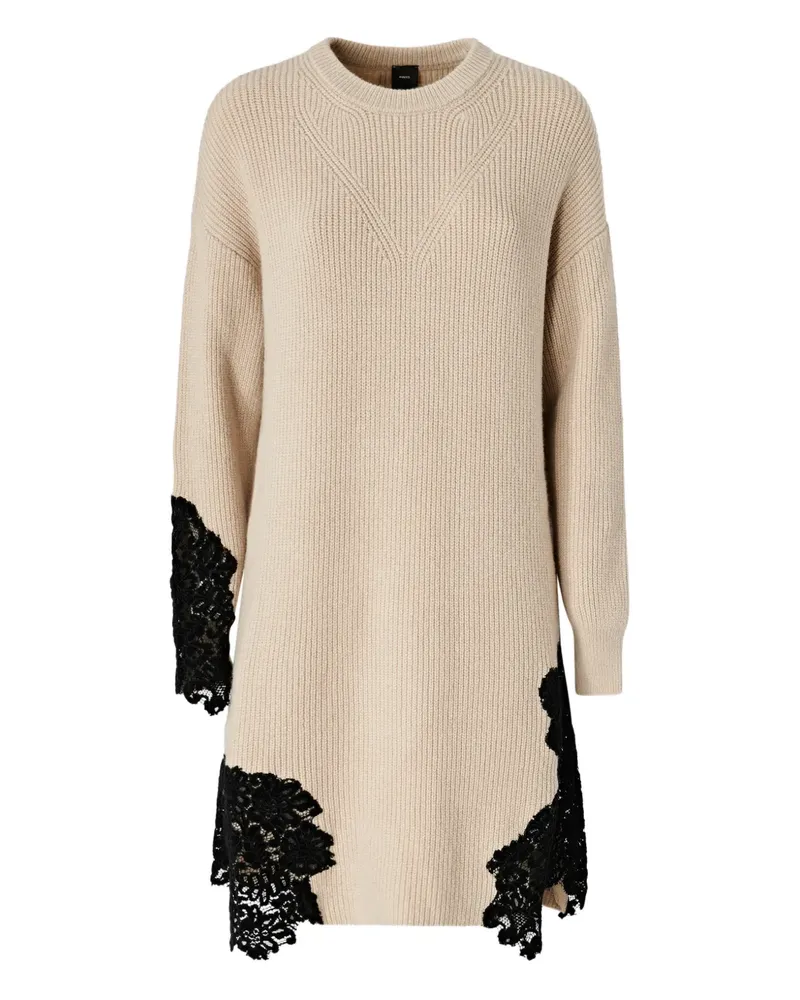 Pinko Minikleid mit Spitzendetails - Nude Nude