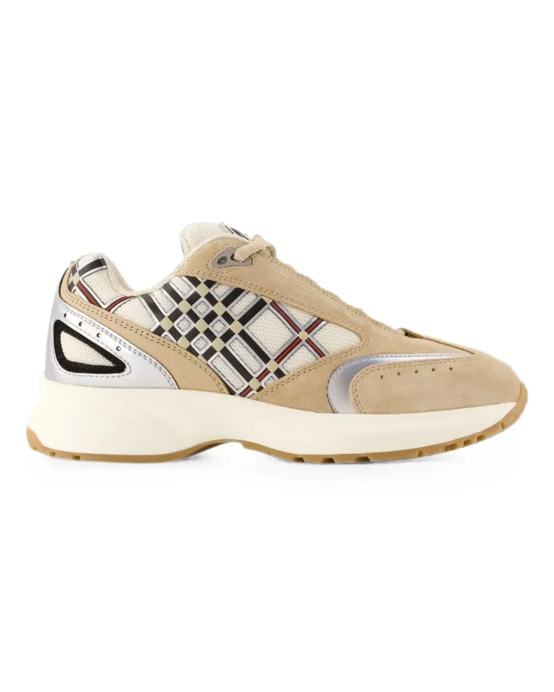 Burberry Karierte Eclipse L Sneakers - Nude Nude