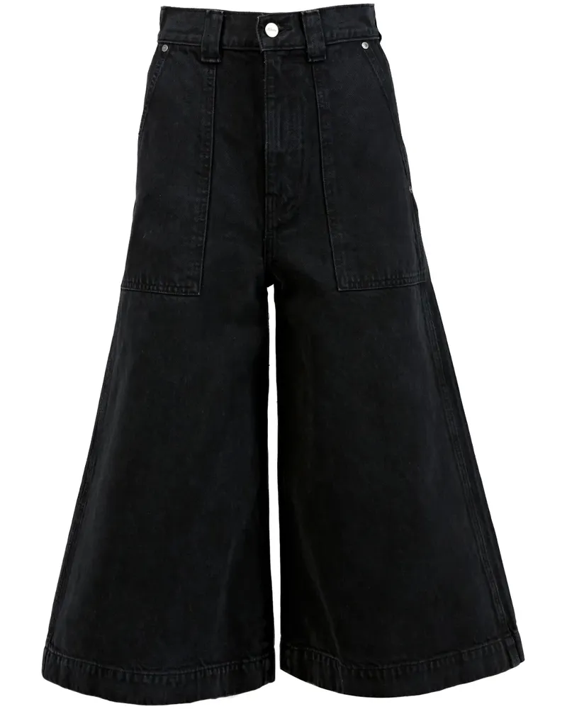 KHAITE The Luey Culottes - Schwarz Schwarz