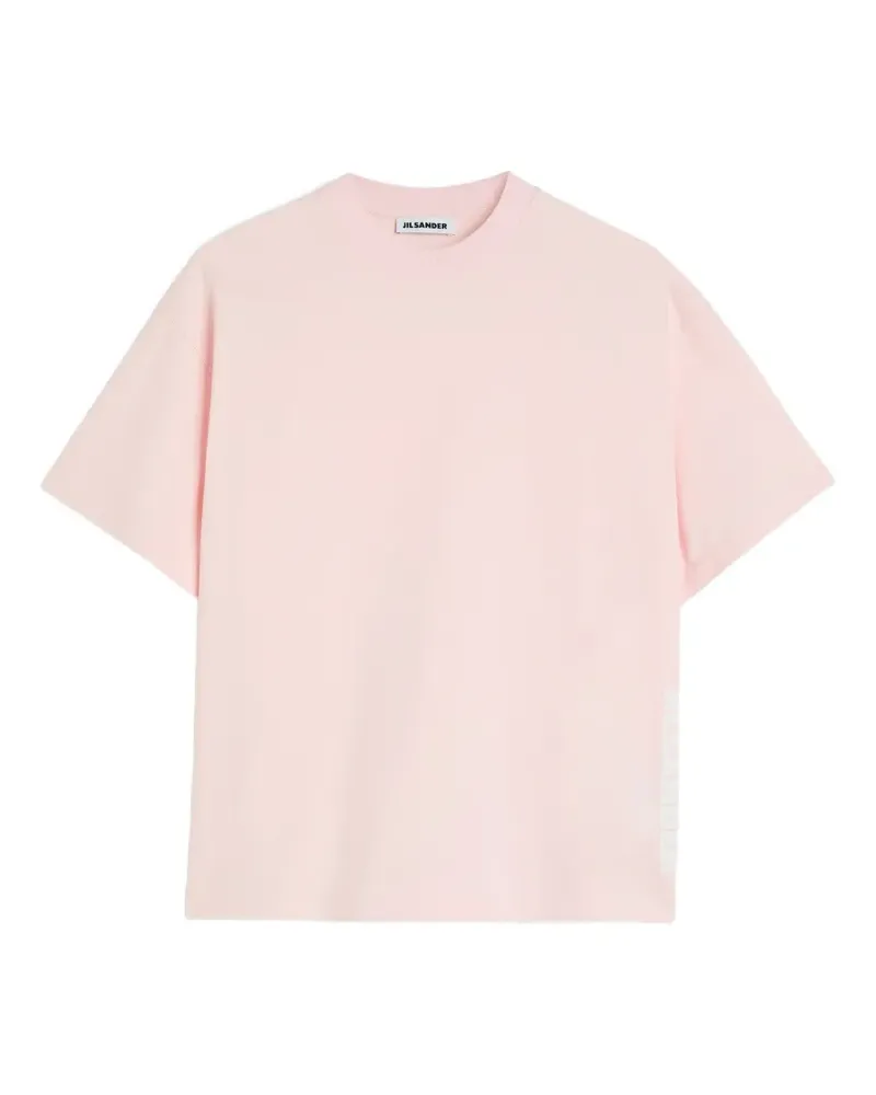 Jil Sander T-Shirt mit Rundhalsausschnitt - Rosa Rosa