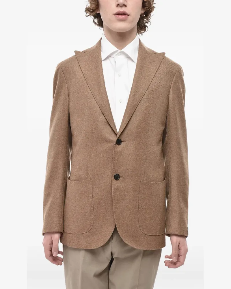 Corneliani peak-lapel blazer - Braun Braun