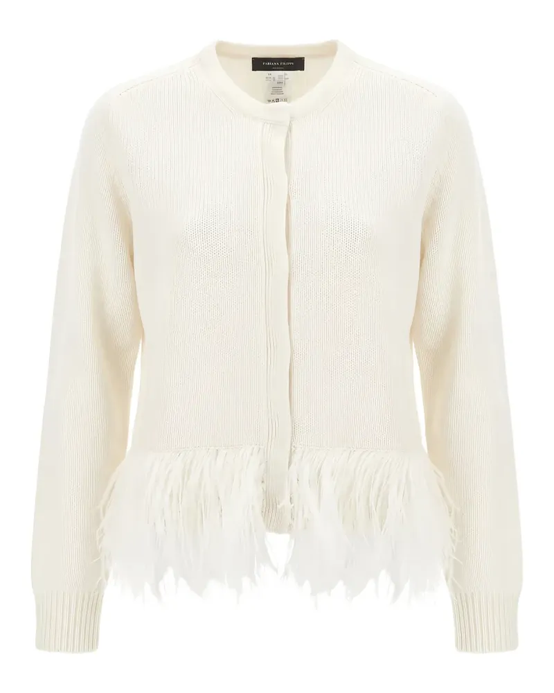 Fabiana Filippi knitted cardigan - Nude Nude