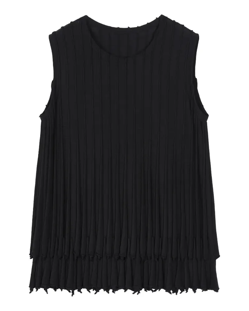 JNBY Geripptes Trägershirt - Schwarz Schwarz