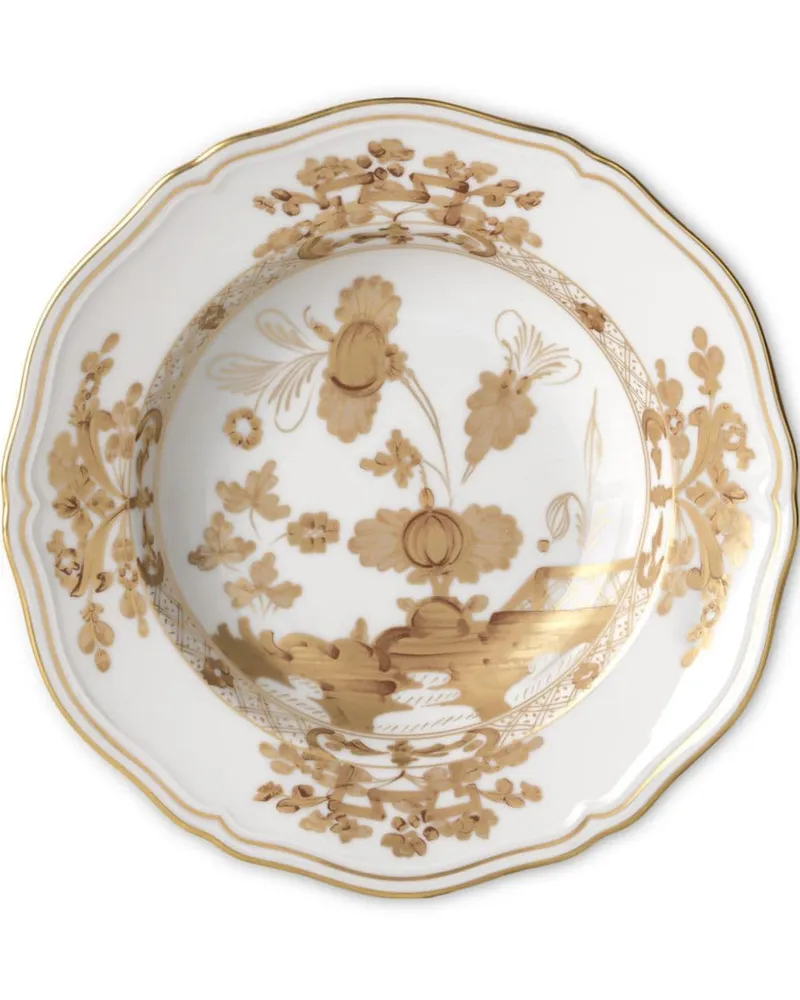 Ginori 1735 Oriente Italiano Suppenteller (24cm) - Weiß Weiß