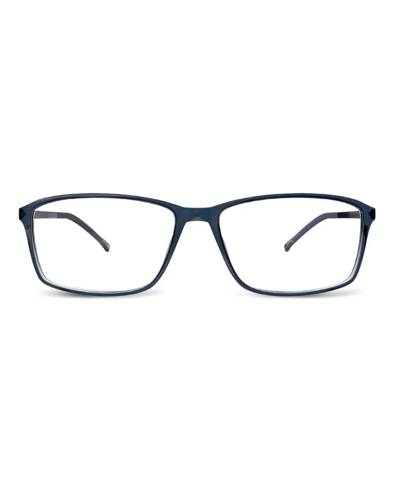 Silhouette SPX Illusion rectangle-frame glasses - Blau Blau
