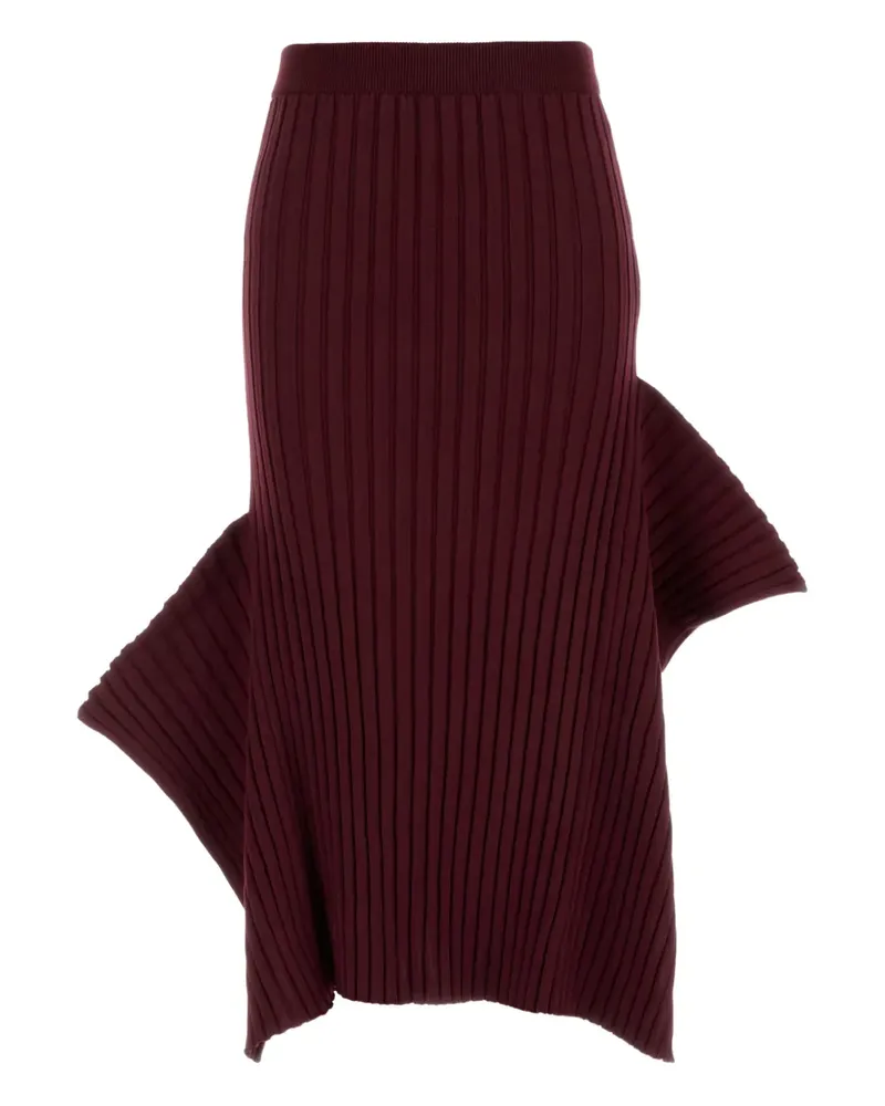 Stella McCartney Asymmetrischer Midirock - Rot Rot