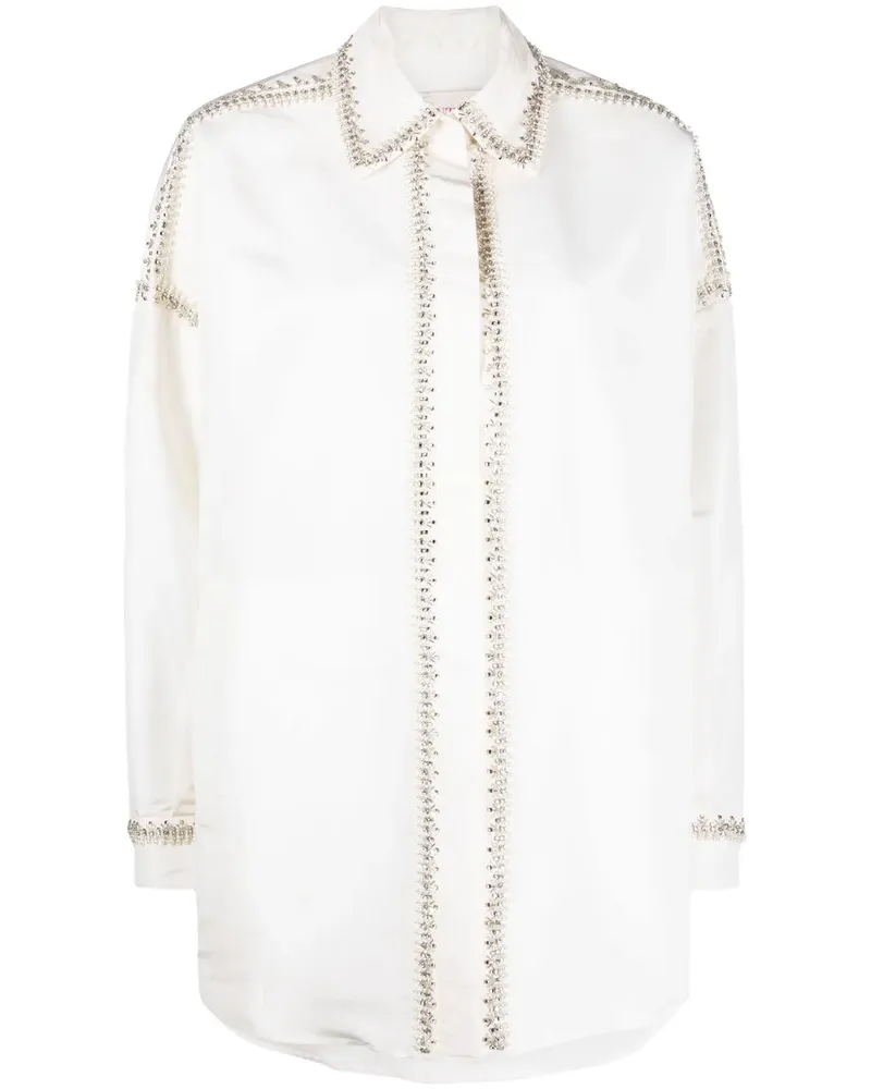 Valentino Garavani Hemd mit verziertem Saum - Nude Nude
