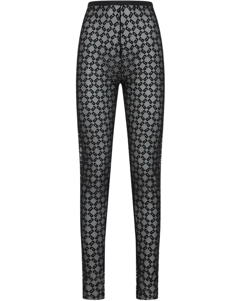 Givenchy Leggings mit Logo-Muster - Schwarz Schwarz