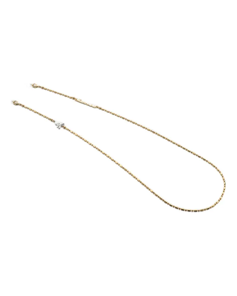 Mastermind World Brillenkette mit Totenkopf-Anhänger - Gold Gold