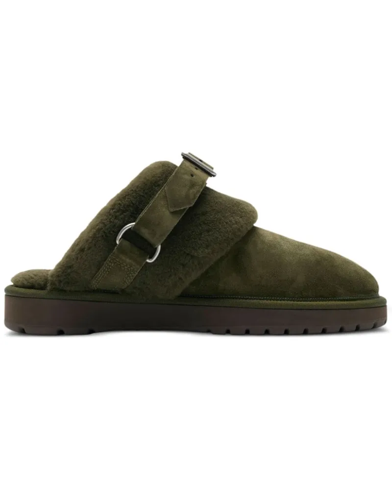 Burberry Mules aus Wildleder - Grün Grün