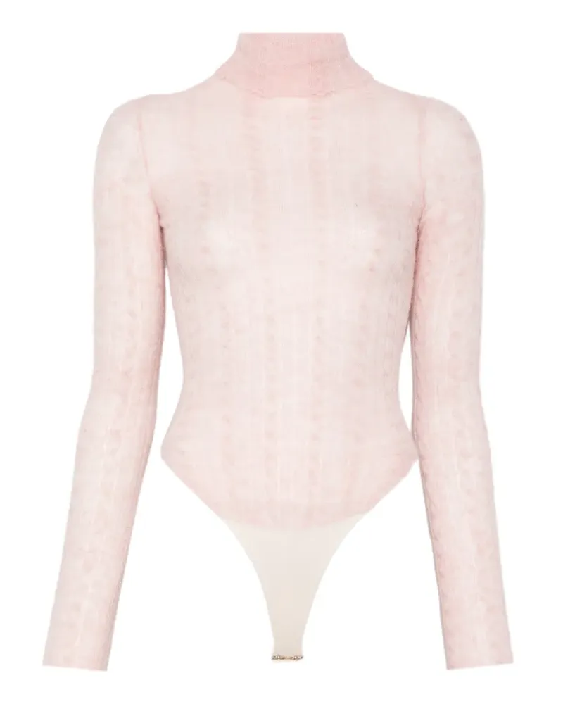 Haikure Margie Body mit Zopfmuster - Rosa Rosa