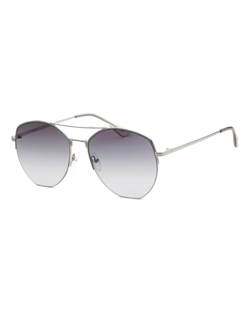 Calvin Klein Sonnenbrille mit geometrischem Gestell - Silber Silber