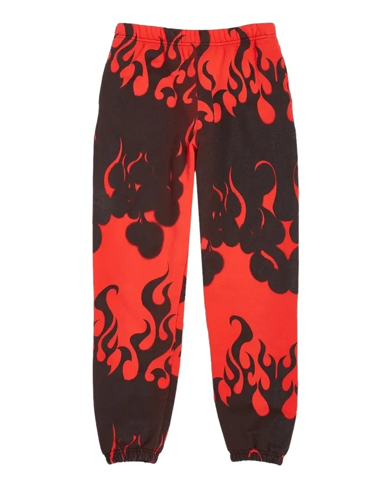 GALLERY DEPT. AK flame-print track pants - Rot Rot
