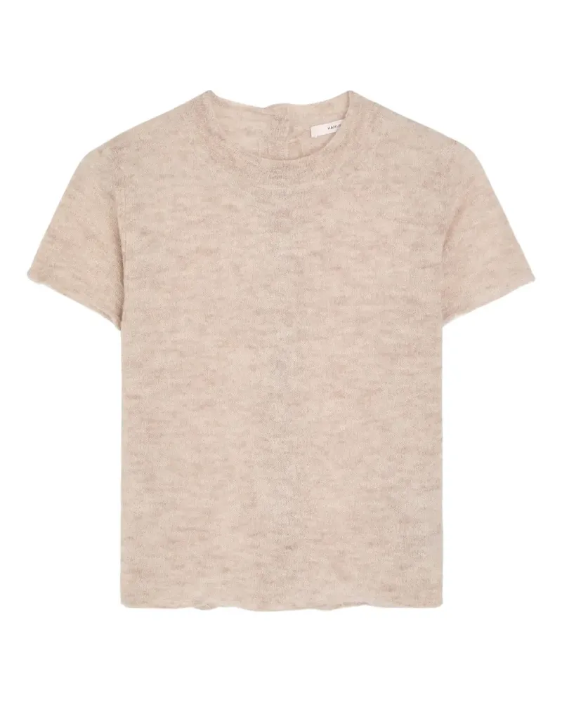 Haikure short-sleeve crew-neck T-shirt - Nude Nude