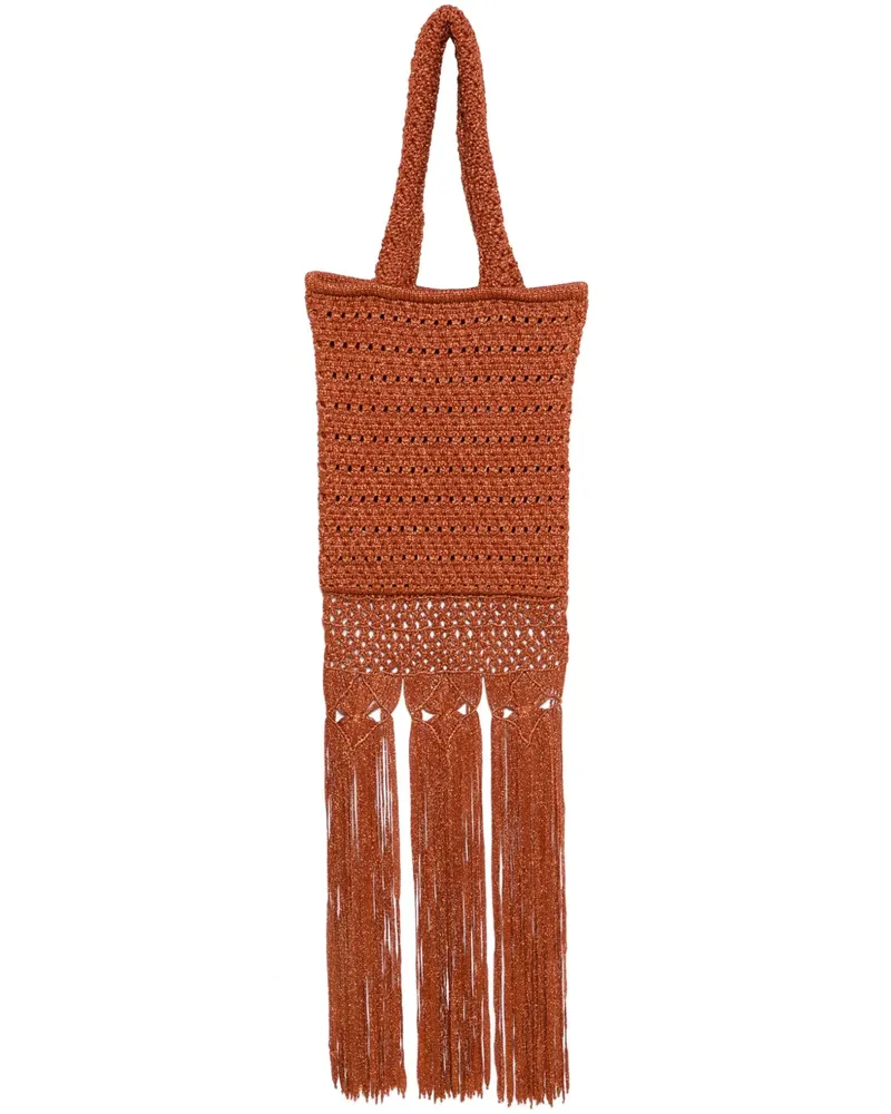 Alanui Ray of Light Tote Bag - Orange Orange
