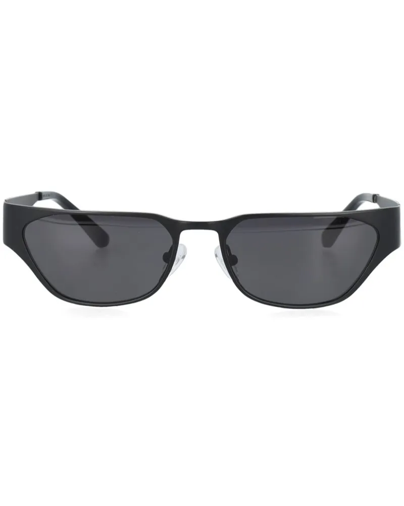 A BETTER FEELING Ech Sonnenbrille mit rundem Gestell Schwarz