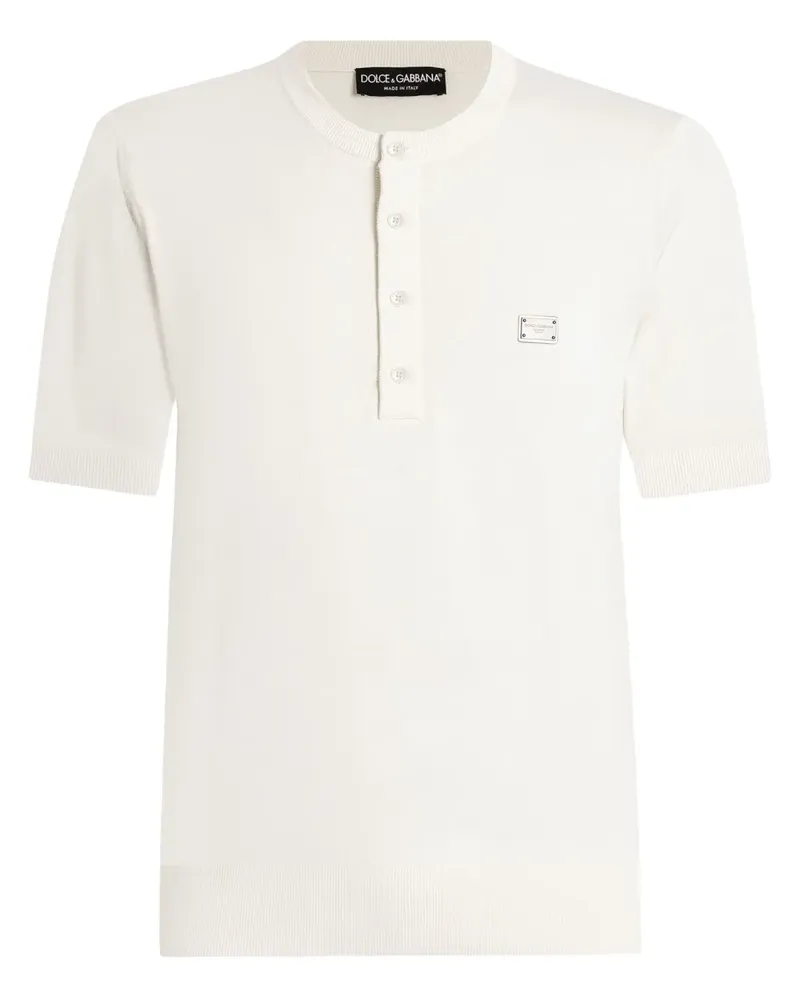 Dolce & Gabbana T-Shirt aus Baumwolle - Weiß Weiß