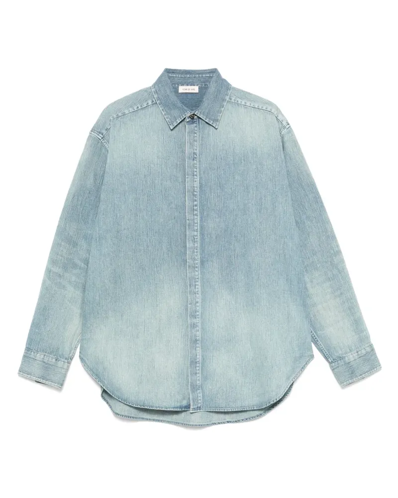 Fear of God Jeanshemd mit Knopfleiste - Blau Blau
