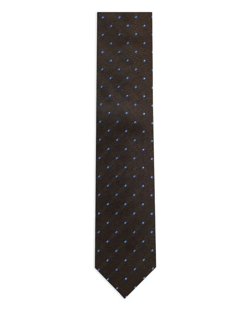 Corneliani Gemusterte Krawatte - Braun Braun
