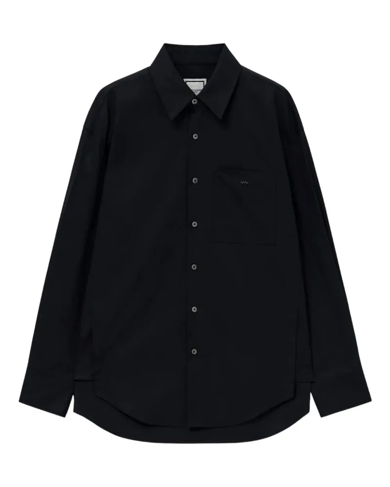 Wooyoungmi Hemd mit Brusttasche - Blau Blau