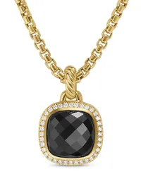 David Yurman 18kt Albion Gelbgoldanhänger mit Onyx und Diamant Gold