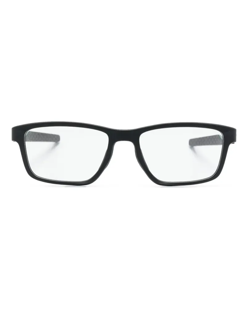 Oakley Eckige 'Metalink' Brille - Schwarz Schwarz