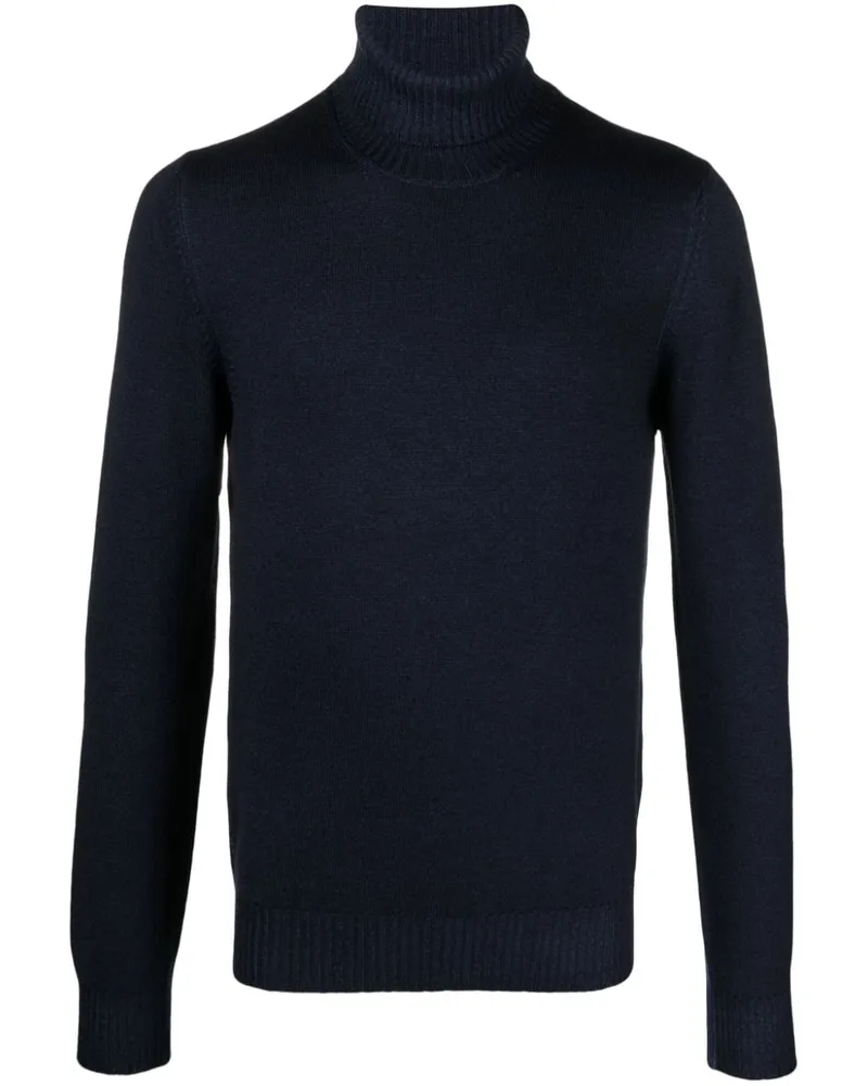 La Fileria Pullover mit Rollkragen Blau